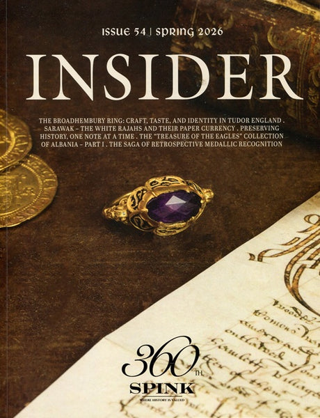 Spink Insider 54 magazine cover for Spring 2026