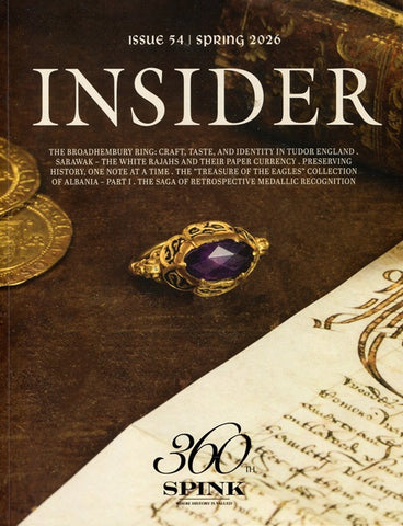 Spink Insider 54 magazine cover for Spring 2026