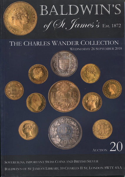 Baldwin's of Saint James's auction catalogue cover
