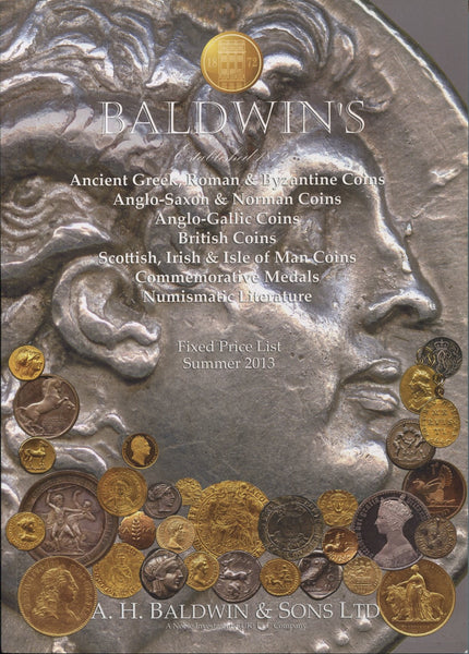 Cover image of Baldwin's fixed price list for Summer 2013