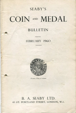 Seaby's Coin and Medal Bulletin for February 1960