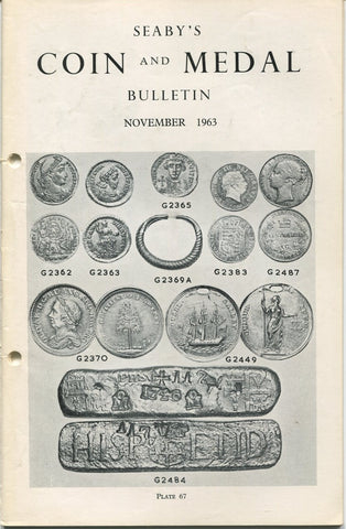 Seaby's Coin and Medal Bulletin for November 1963
