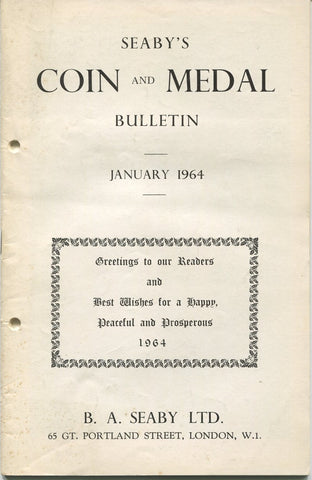 Seaby's Coin and Medal Bulletin for January 1964