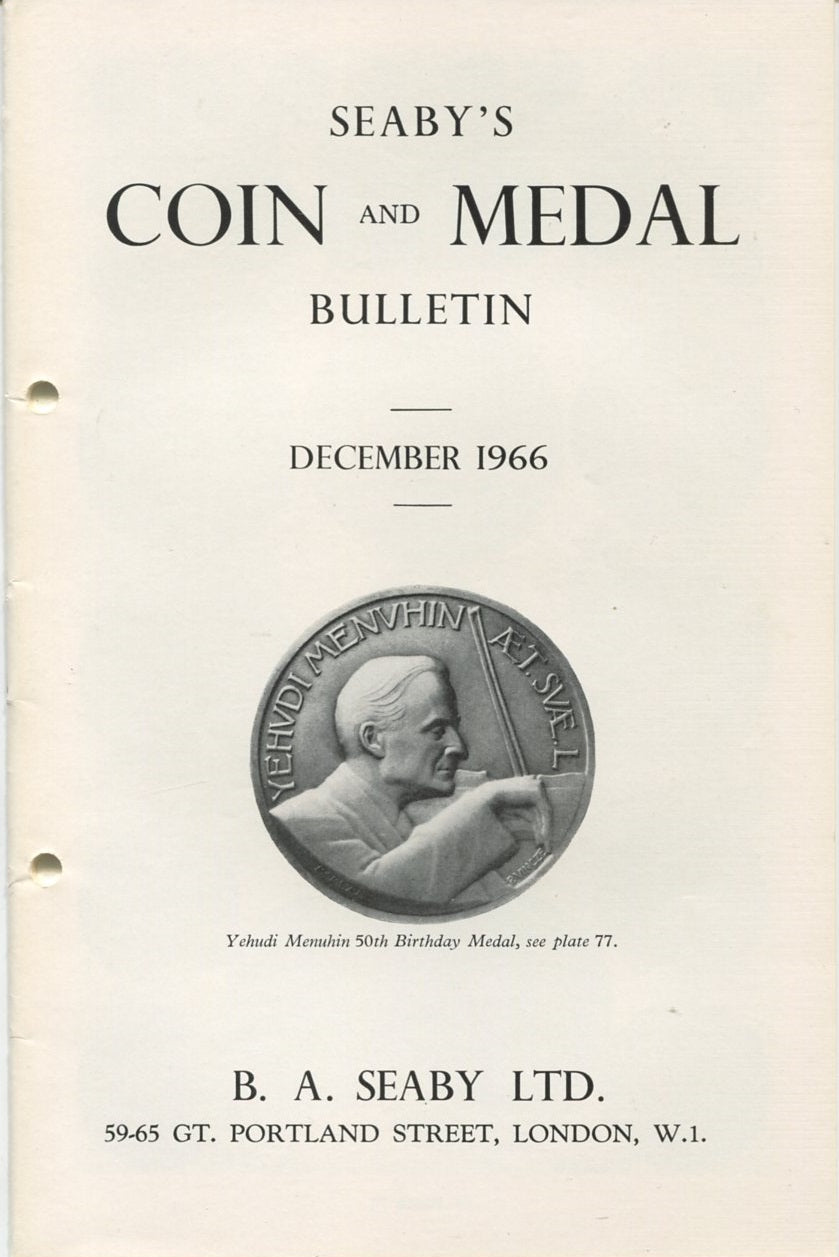 Seaby Seaby's Coin & Medal Bulletin, December 1966 - RP Coins