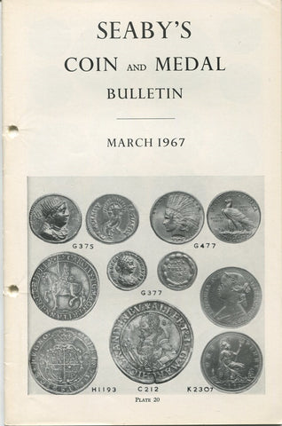 Seaby's Coin and Medal Bulletin for March 1967