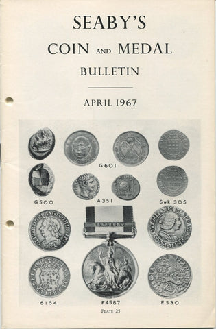 Seaby's Coin and Medal Bulletin for April 1967