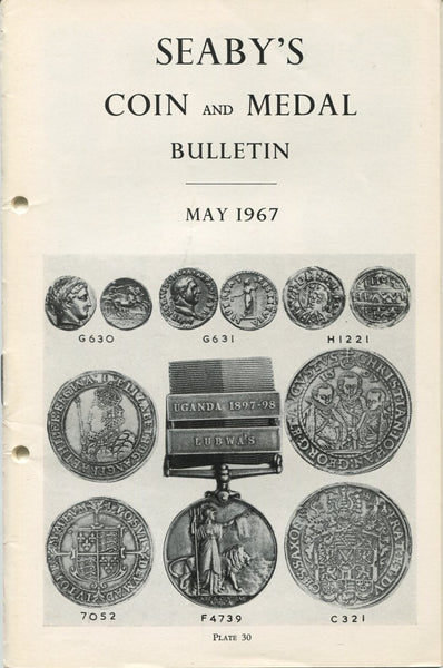 Seaby's Coin and Medal Bulletin for May 1967