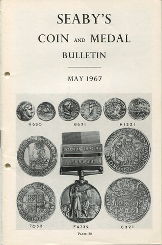 Seaby's Coin and Medal Bulletin for May 1967