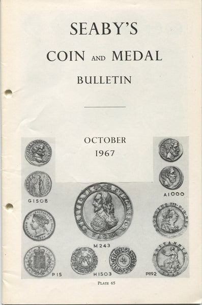 Seaby's Coin and Medal Bulletin for October 1967