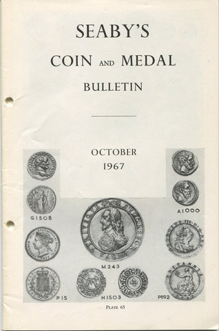 Seaby's Coin and Medal Bulletin for October 1967