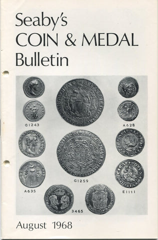 Seaby's Coin and Medal Bulletin for August 1968