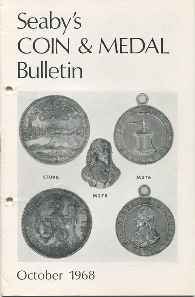 Seaby's Coin and Medal Bulletin for October 1968
