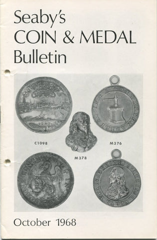 Seaby's Coin and Medal Bulletin for October 1968