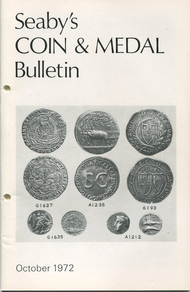 Seaby's Coin and Medal Bulletin for October 1972