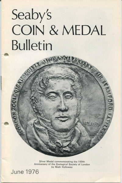 Seaby's Coin and Medal Bulletin for June 1976