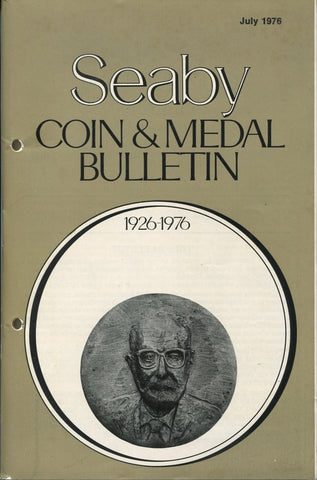 Cover image of Seaby's Bulletin for July 1976