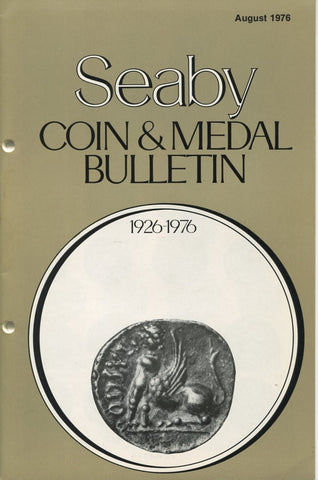 Seaby's Coin and Medal Bulletin for August 1976