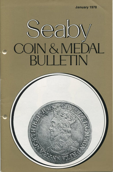 Seaby's Coin and Medal Bulletin for January 1978