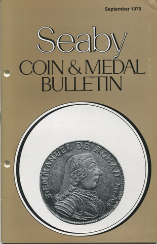 Seaby's Coin and Medal Bulletin for September 1978