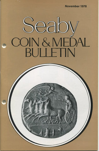 Seaby's Coin and Medal Bulletin for November 1978