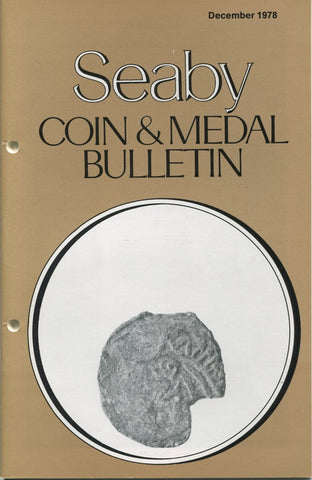 Seaby's Coin and Medal Bulletin for December 1978
