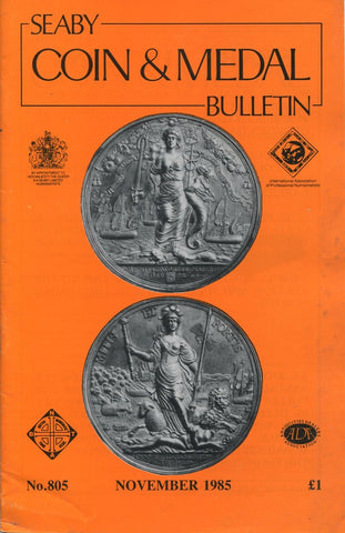 Cover image of Seaby's Bulletin for November 1985