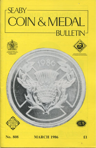 Cover image of Seaby's Bulletin for March 1986