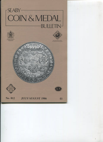 Seaby's Coin and Medal Bulletin for July/August 1986