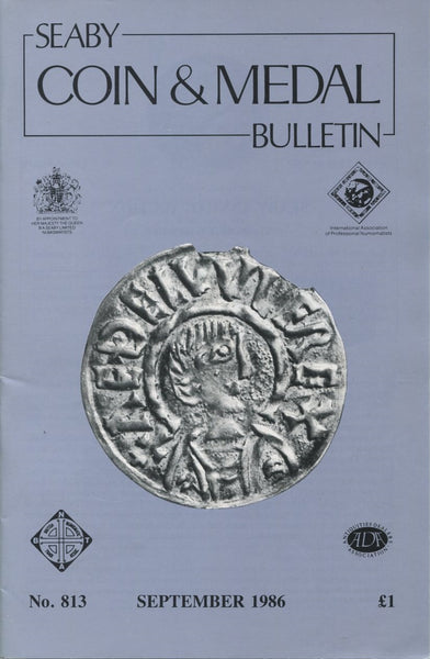 Seaby's Coin and Medal Bulletin for September 1986