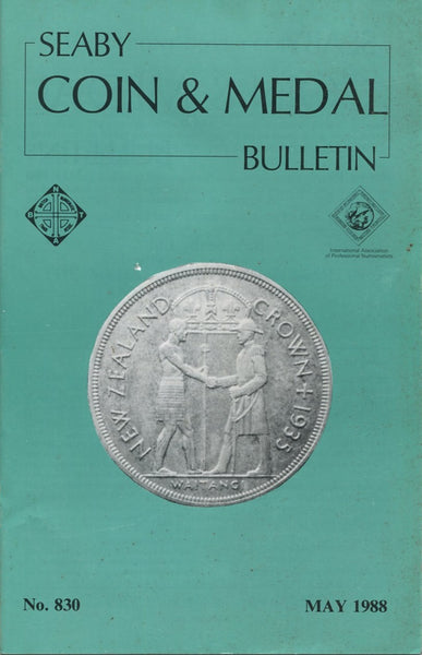 Cover image of Seaby's Bulletin for May 1988