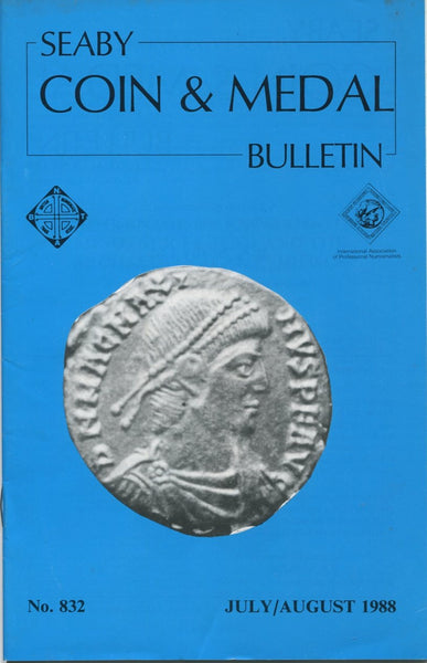 Cover image of Seaby's Bulletin for July/August 1988