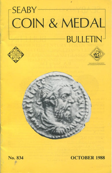 Cover image of Seaby's Bulletin for October 1988