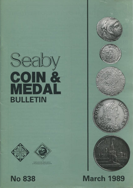 Cover image of Seaby's Bulletin for March 1989