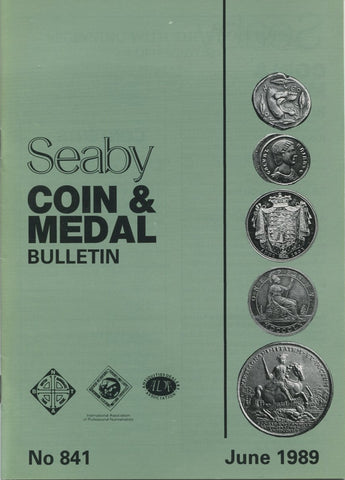 Seaby's Coin and Medal Bulletin for June 1989