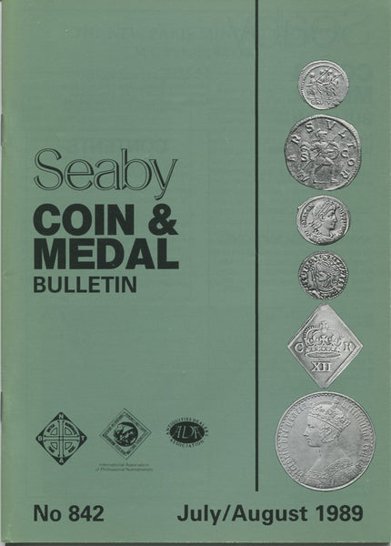 Seaby's Coin and Medal Bulletin for July/August 1989
