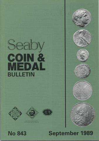 Seaby's Coin and Medal Bulletin for September 1989