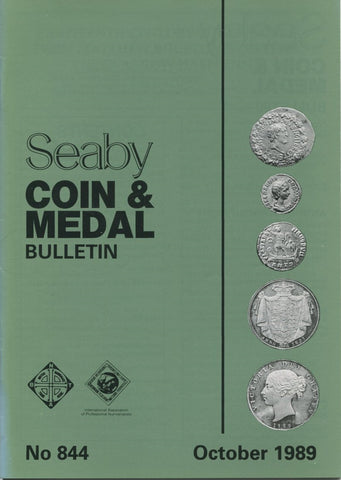 Seaby's Coin and Medal Bulletin for October 1989