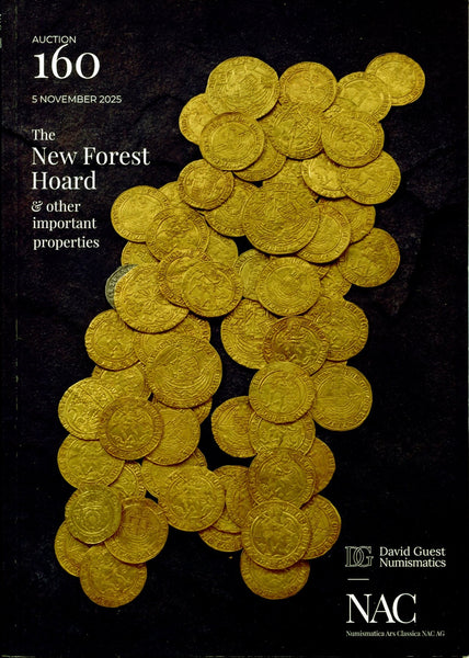 NAC catalogue cover of the New Forest Hoard sold by NAC in Zurich on 5th November 2025 