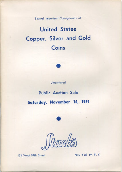 Image of a Stacks auction catalogue
