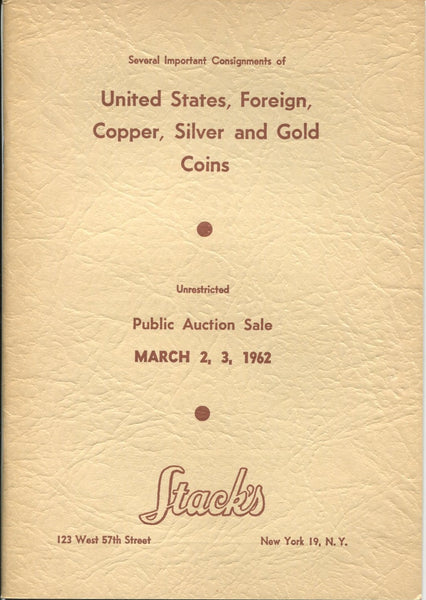 Image of a Stacks auction catalogue