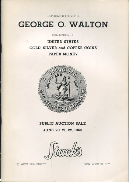 Image of a Stack's auction catalogue