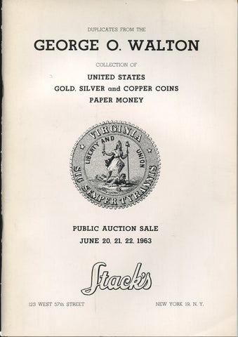 Image of a Stack's auction catalogue