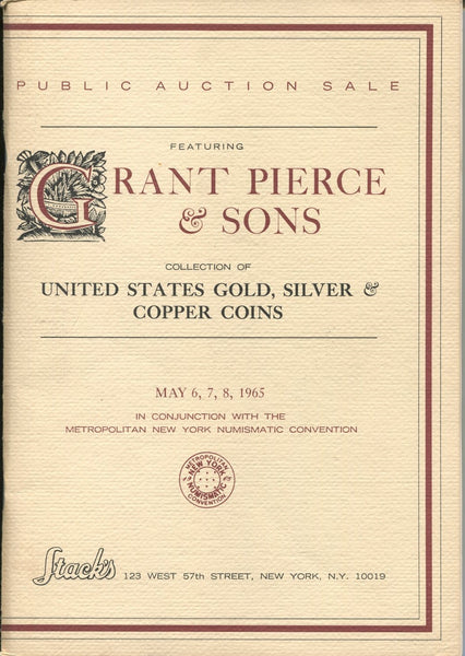 Stack's, 6-8th May 1965, Grant Pierce