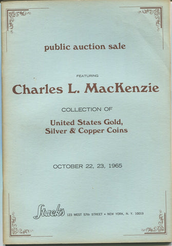 Image of a Stack's auction catalogue