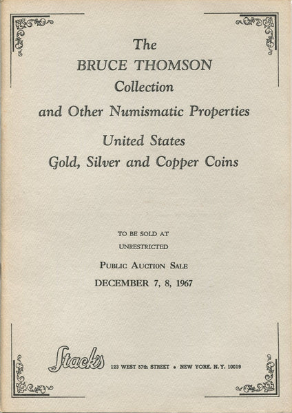 Image of a Stack's auction catalogue