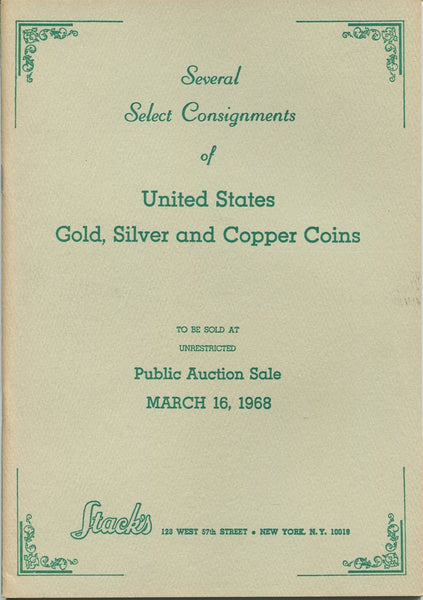Image of a Stack's auction catalogue