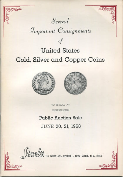 Image of a Stack's auction catalogue