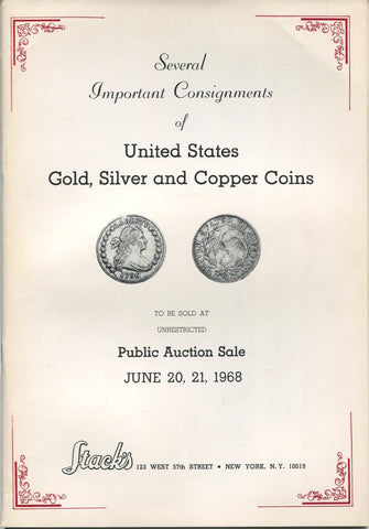 Image of a Stack's auction catalogue