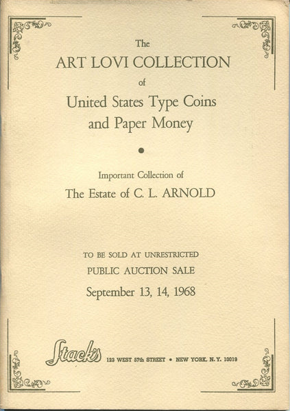 Image of a Stack's auction catalogue