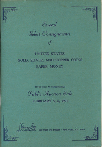 Image of a Stack's auction catalogue